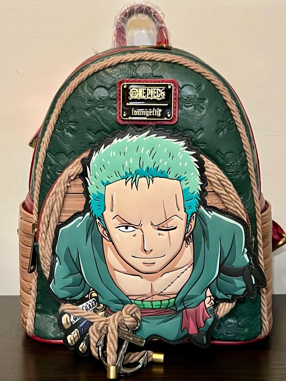 Loungefly One Piece Zoro Rope Mini Backpack